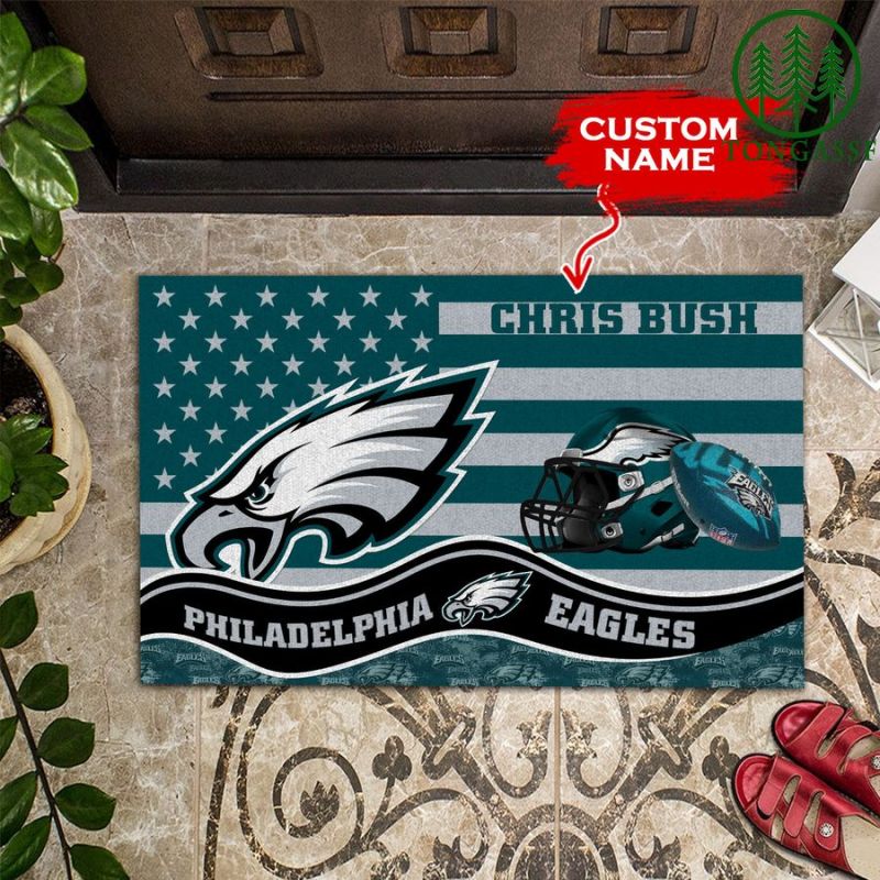 Philadelphia Eagles Personalized Doormat