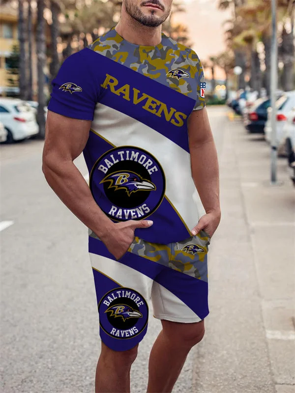 Baltimore Ravens T-shirt and Shorts