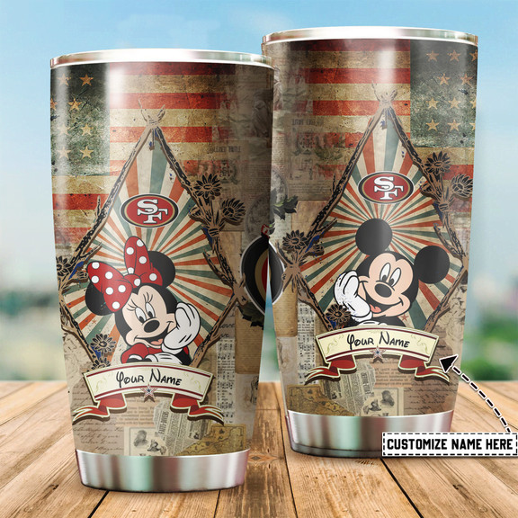 Las Vegas Raiders Tumbler Side View