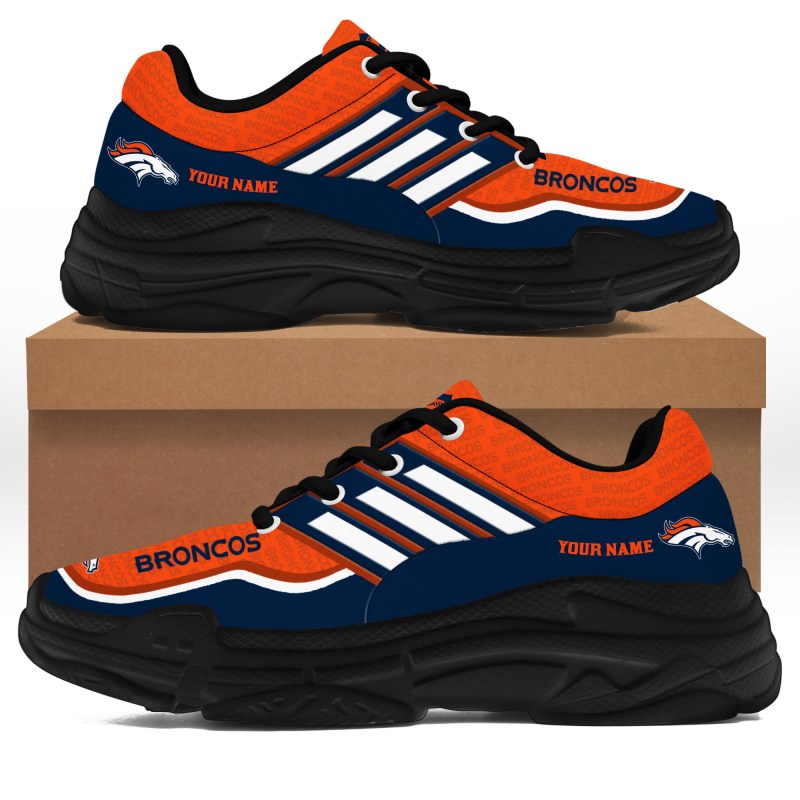 Denver Broncos Personalized Chunky Sneakers 03
