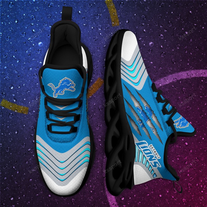 Detroit Lions Yezy Running Sneakers