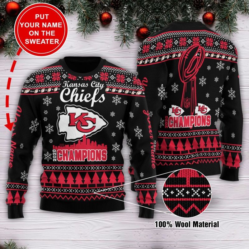 Kansas City Chiefs Personalized Sweater