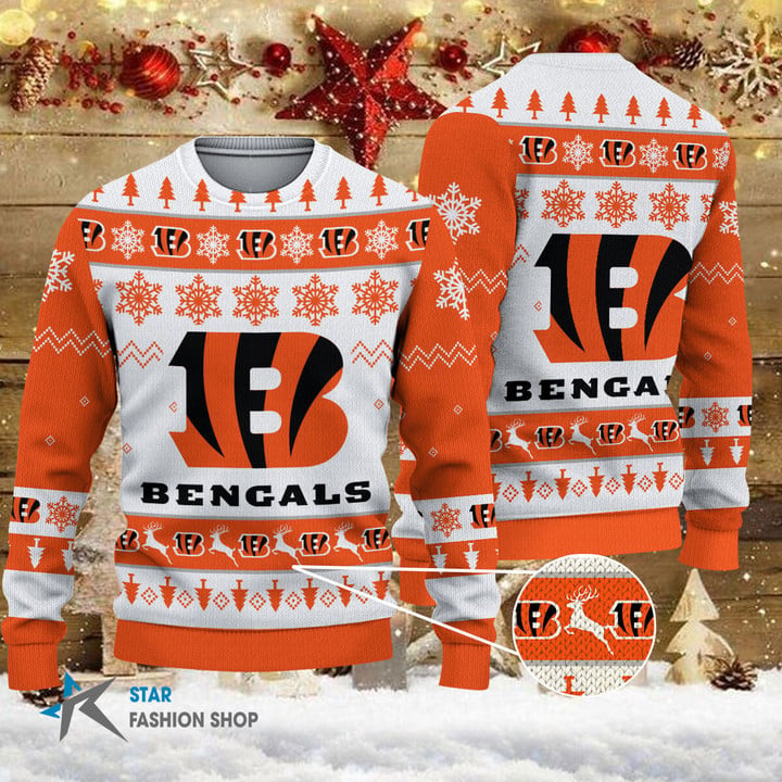 Cincinnati Bengals Woolen Sweater Image 1