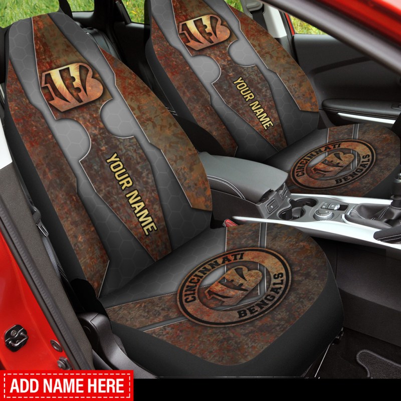 Cincinnati Bengals Personalized Car Seat Covers