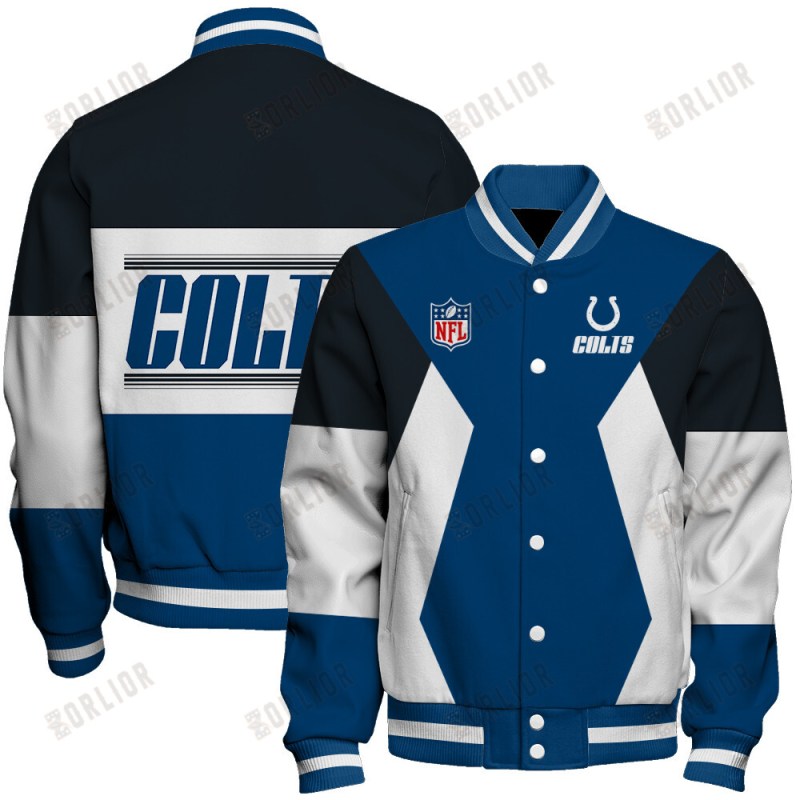 Indianapolis Colts Varsity Jacket Image 1