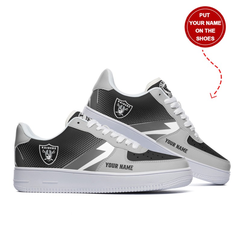 Las Vegas Raiders Custom AF1 Shoes