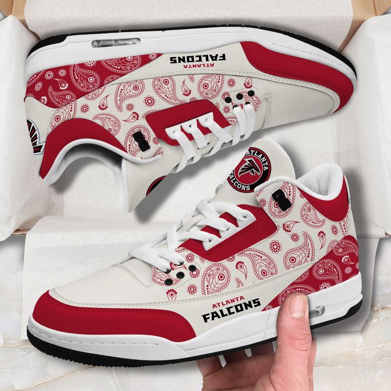 Atlanta Falcons JD03 Leather Shoes