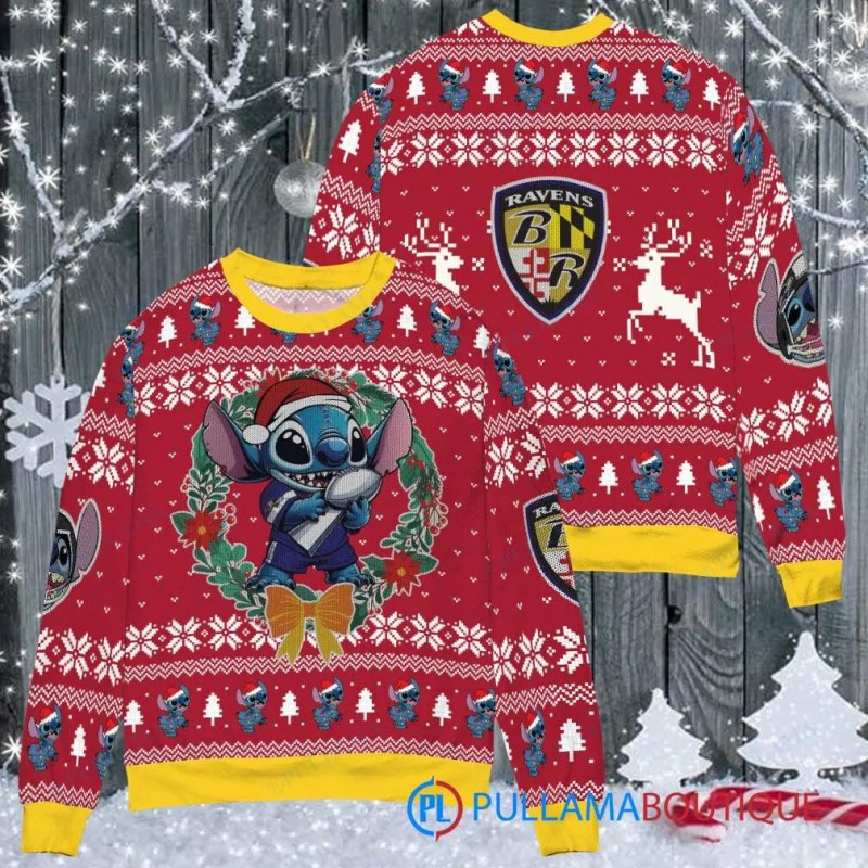 Baltimore Ravens Ugly Christmas Sweater