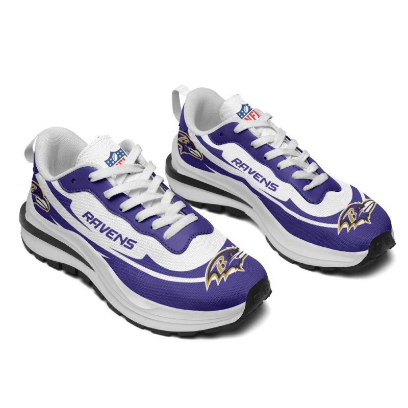 Baltimore Ravens Sneakers Side View