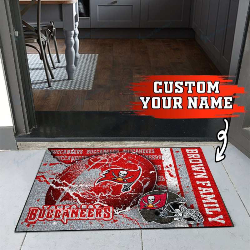 Tampa Bay Buccaneers Personalized Welcome Mat