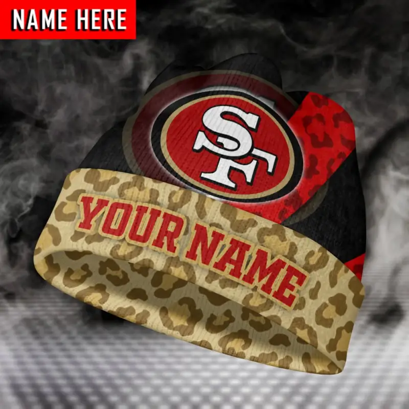 San Francisco 49ers Personalized Wool Beanie