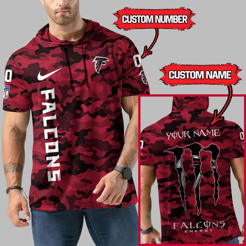 Atlanta Falcons Camo Hoodie Side