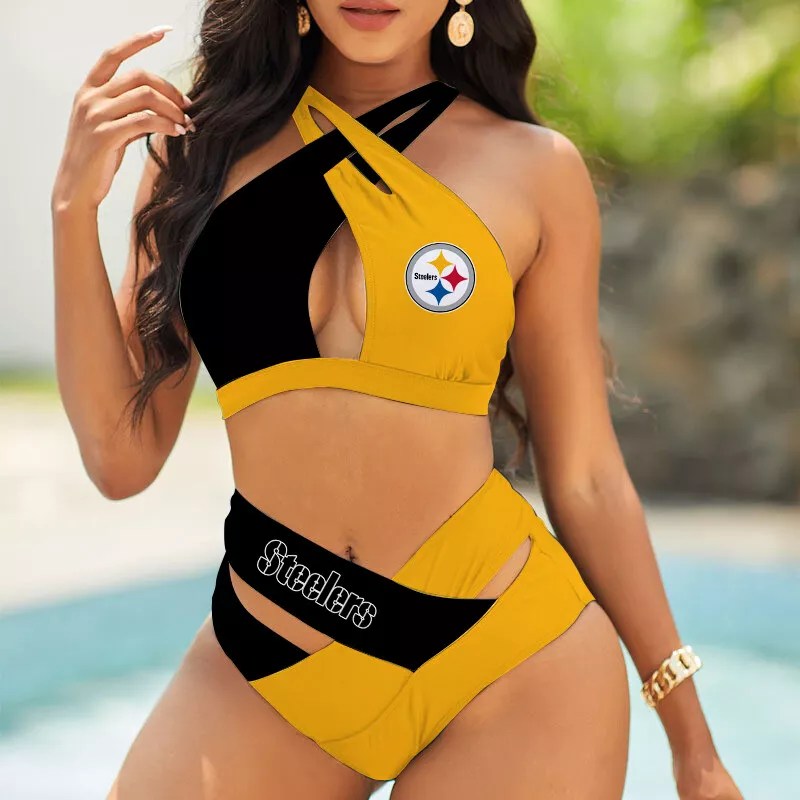 Pittsburgh Steelers Women's Bikini Swimsuit