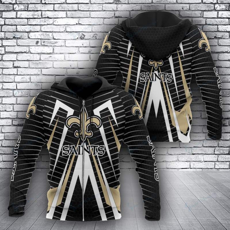 New Orleans Saints Hoodie Detail