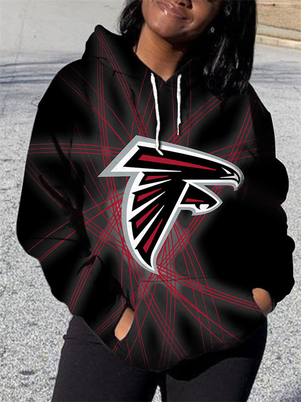 Atlanta Falcons 3D Printed Pocket Pullover Hoodie