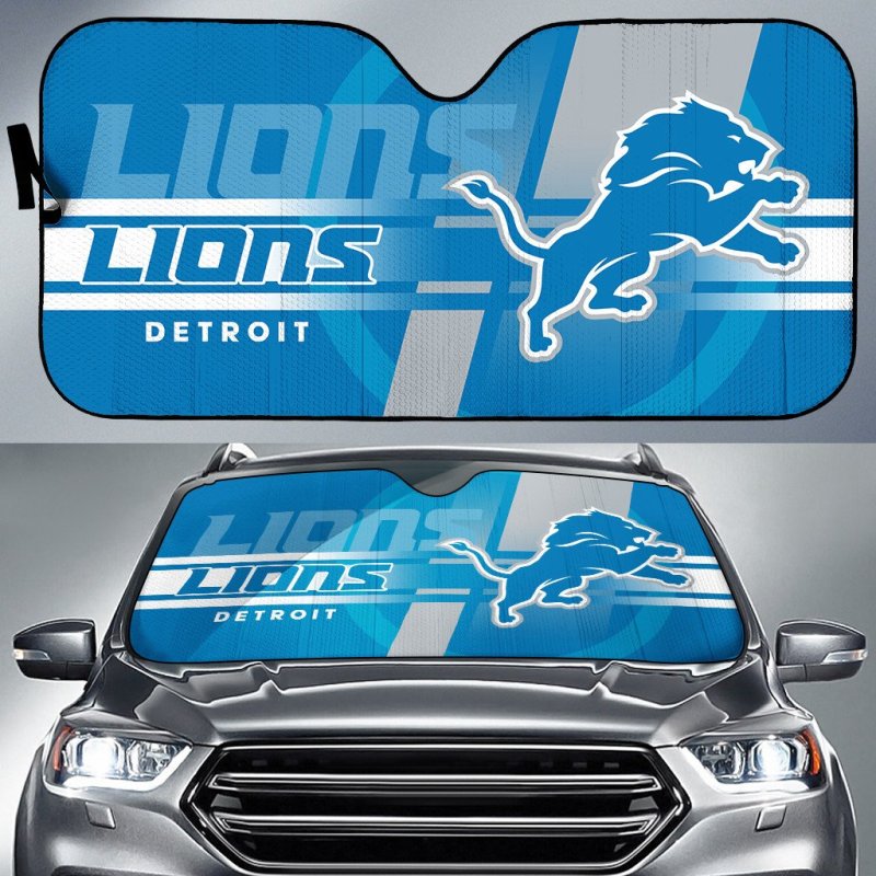 Detroit Lions Auto Sun Shade