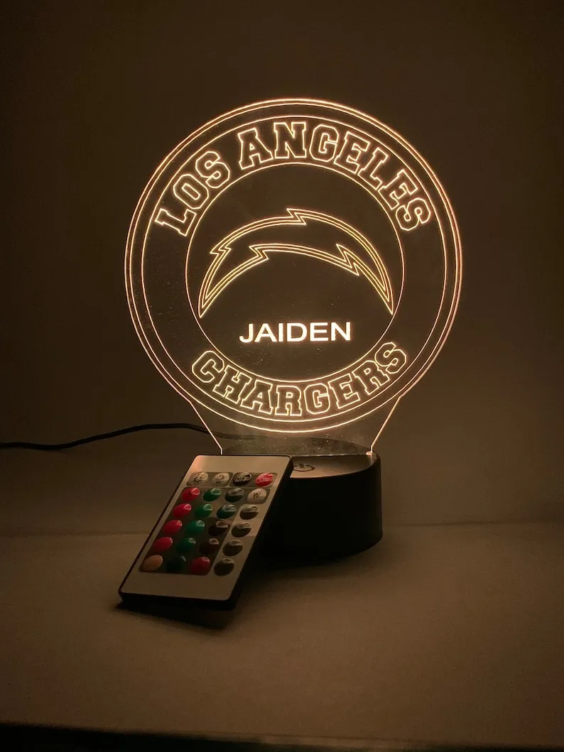 Customizable LED Chargers Lamp
