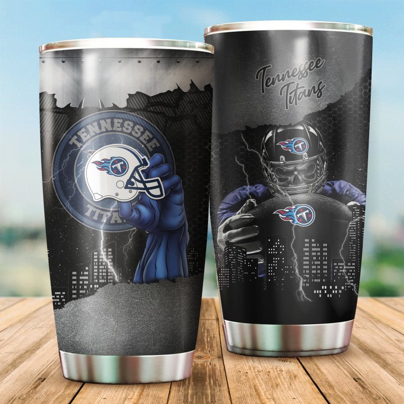 Tennessee Titans Personalized Tumbler Image 2