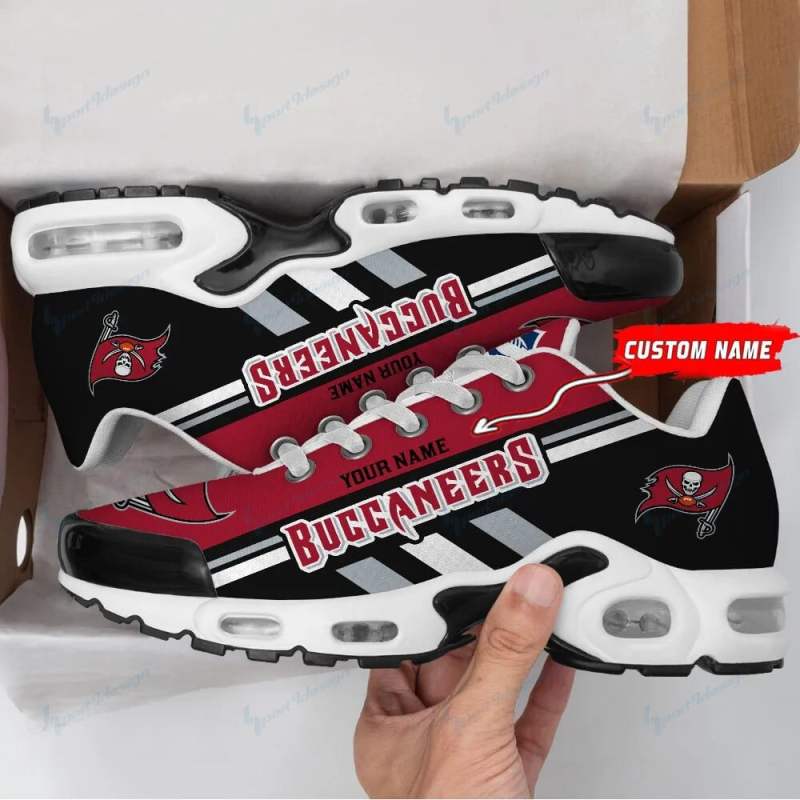 Tampa Bay Buccaneers Personalized Plus T-N Youth Sneakers 2
