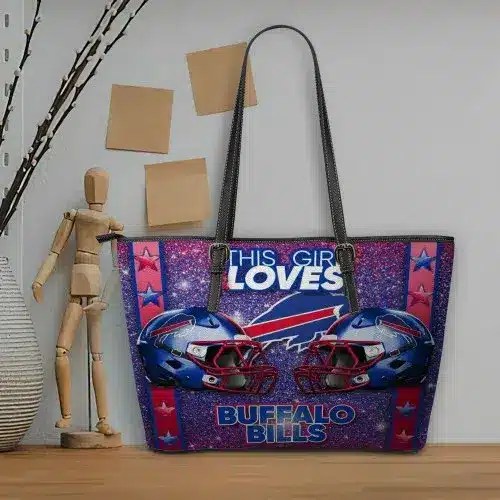 Buffalo Bills Women Leather Tote Hand Bag BB87