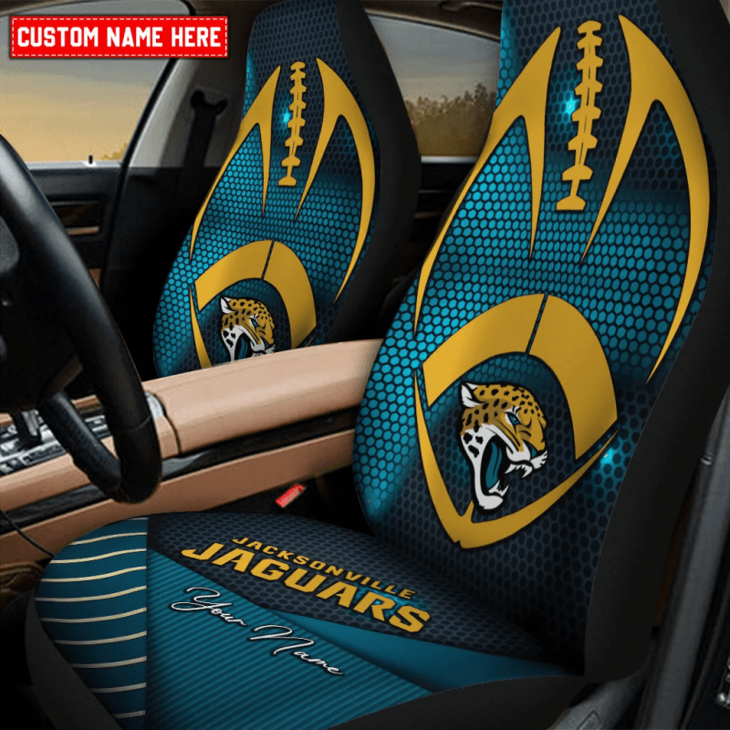 Jacksonville Jaguars Personalized Car Seat Covers