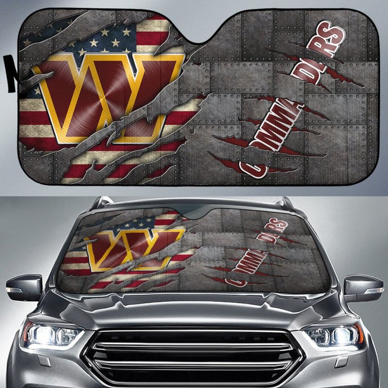 Washington Commanders Auto Sun Shade