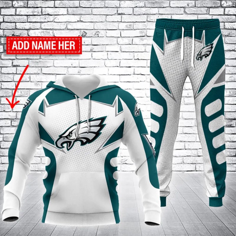 Philadelphia Eagles Personalized Hoodie and Joggers
