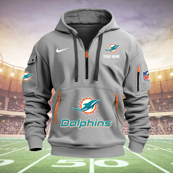 Miami Dolphins Hoodie Close Up