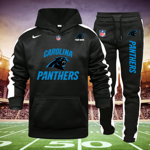 Carolina Panthers Hoodie and Sweatpants Set Image 4