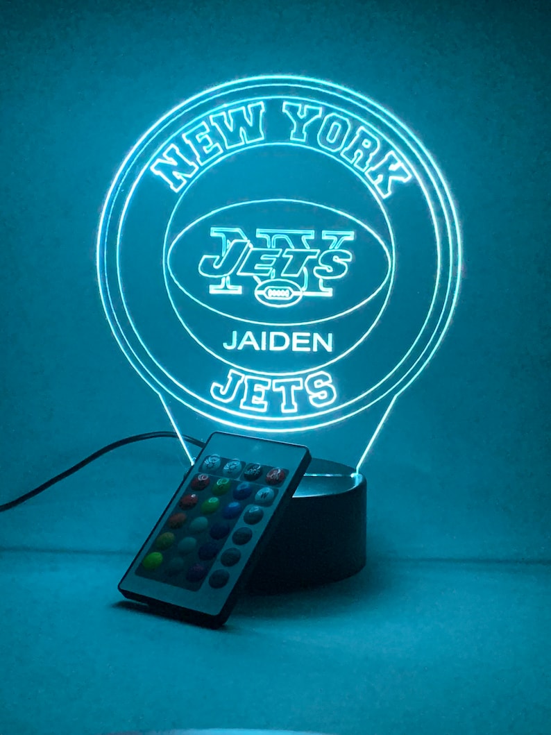 New York Jets 3D LED Lamp Remote