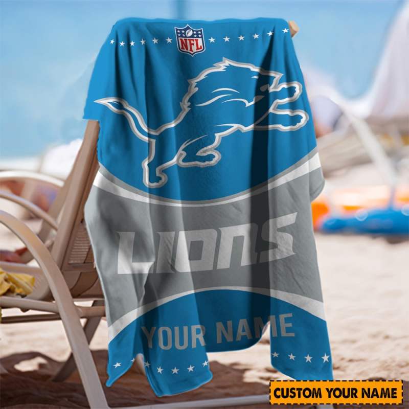 Detroit Lions Beach Towel 3
