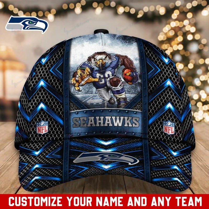 Seattle Seahawks Personalized Classic Cap