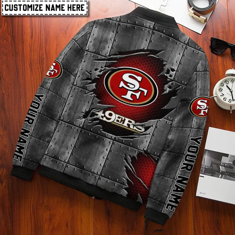 San Francisco 49ers Bomber Jacket Details