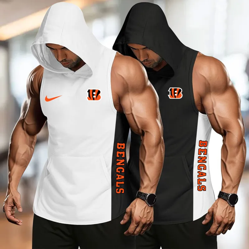 Cincinnati Bengals Hooded Tank Top