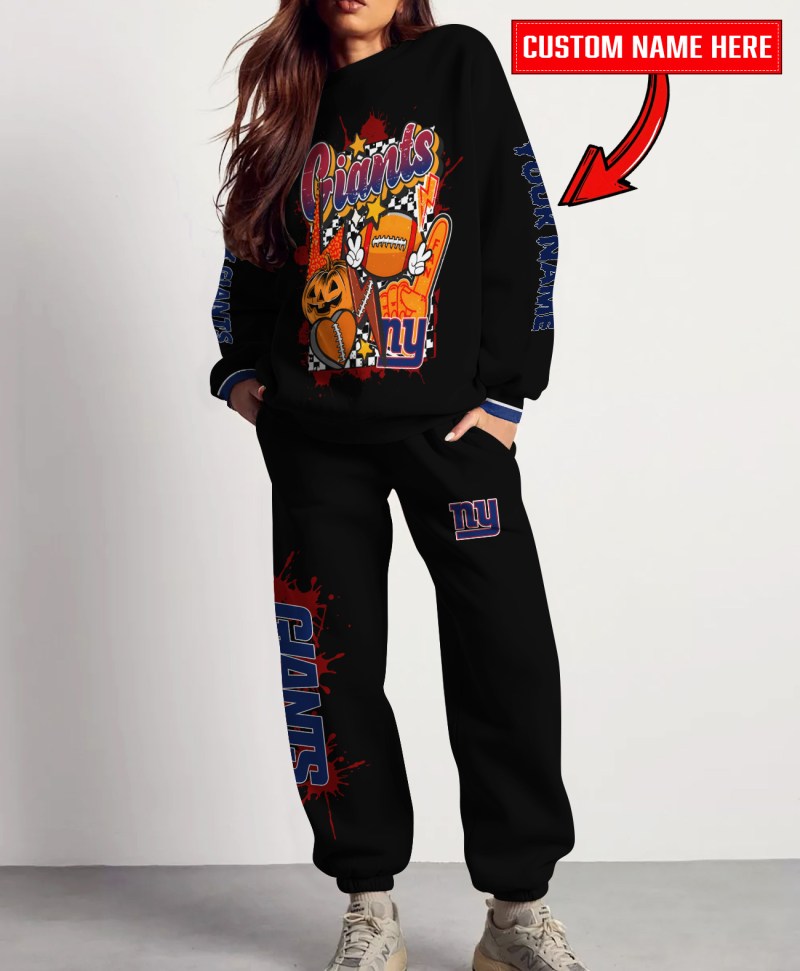 New York Giants Sweatshirt and Sweatpants Set