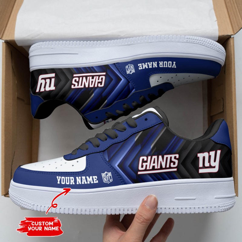 New York Giants Personalized AF1 Shoes