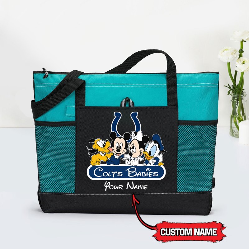 Indianapolis Colts Babies Tote Bag - Teal