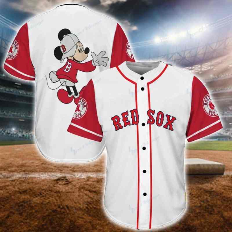 Mickey Boston Red Sox Baseball Jersey 21