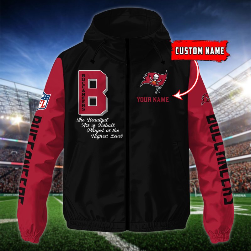 Tampa Bay Buccaneers Outdoor Jacket Side View
