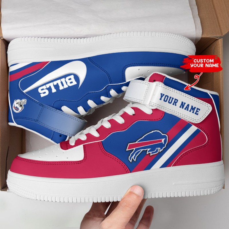 Buffalo Bills Personalized High AF1 Sneakers