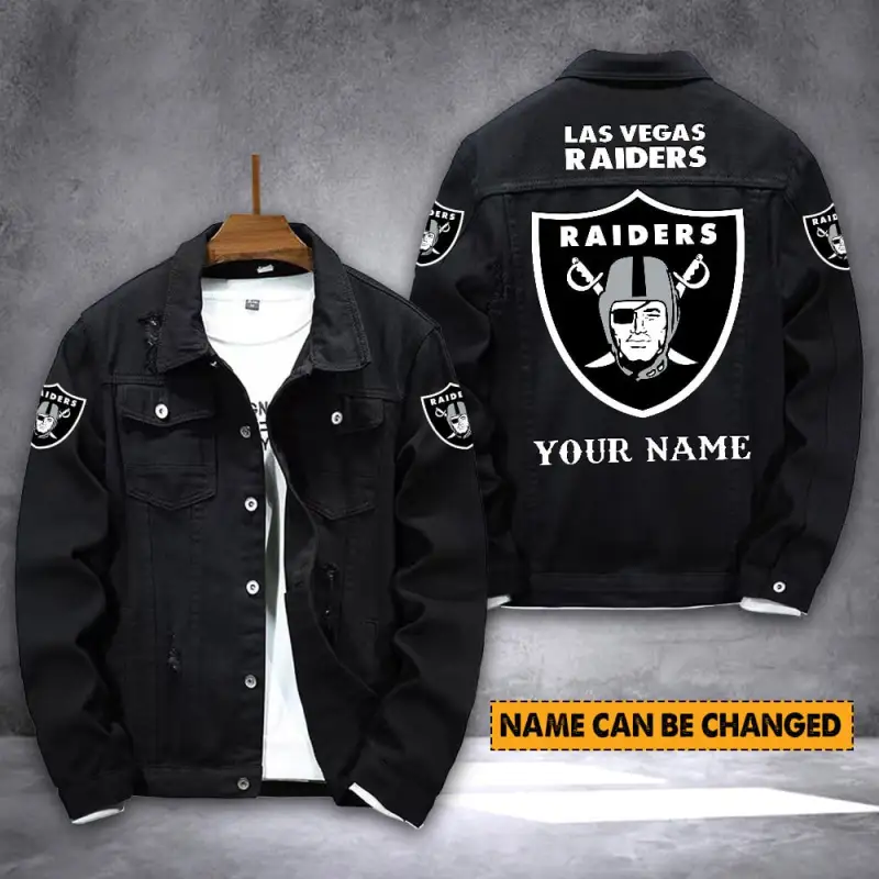 Las Vegas Raiders Denim Jacket 2
