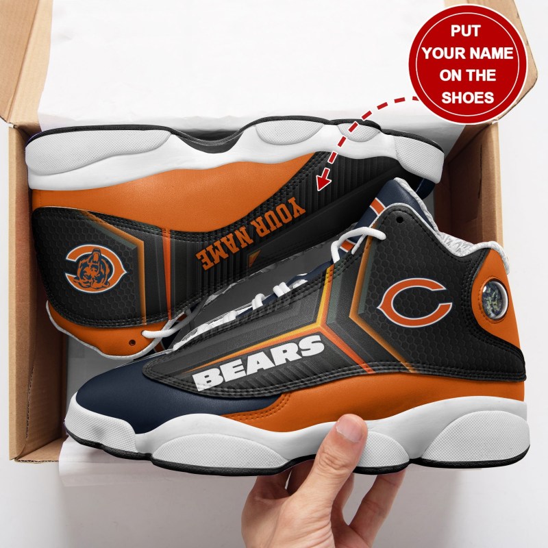 Chicago Bears Personalized AJD13 Sneakers