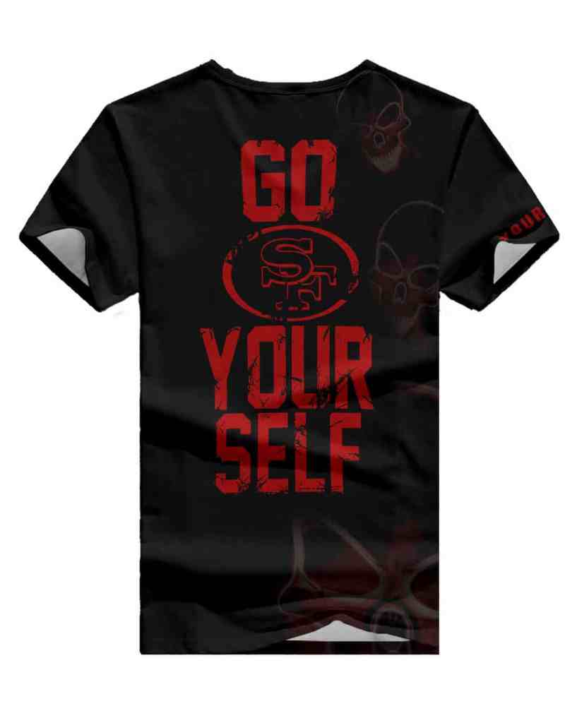 Personalized V-neck T-shirt for Women - San Francisco 49ers