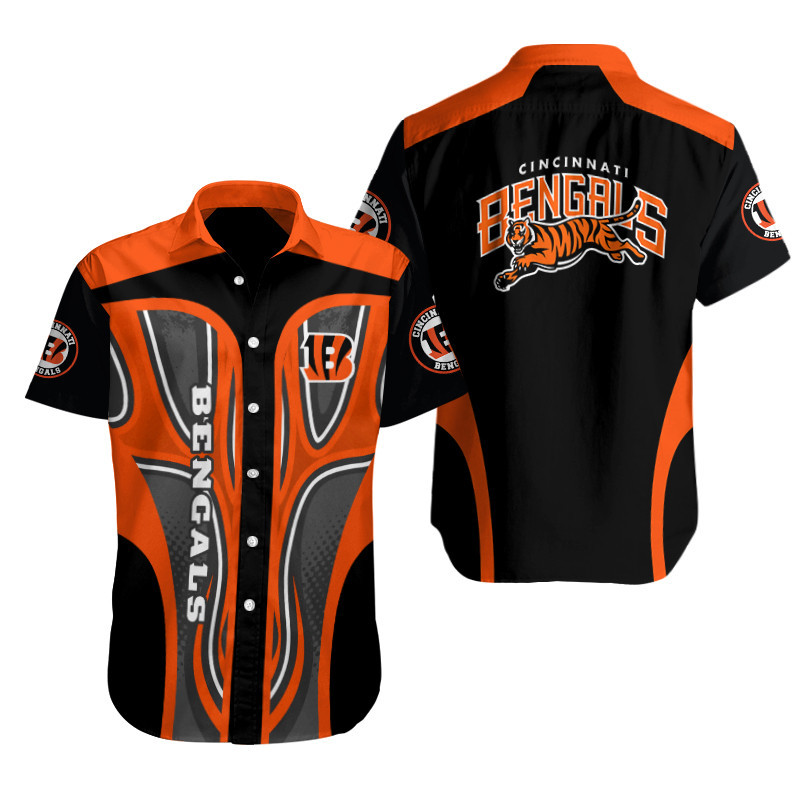 Cincinnati Bengals Button Shirt Size Chart