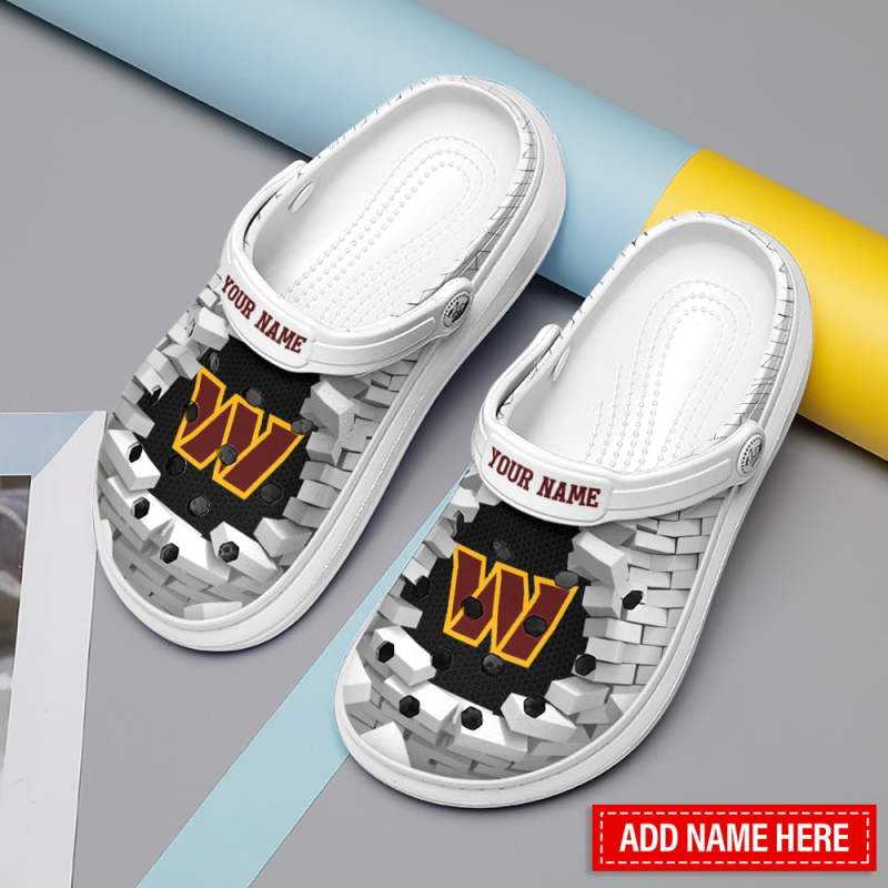 Washington Commanders Personalized Limited Clog