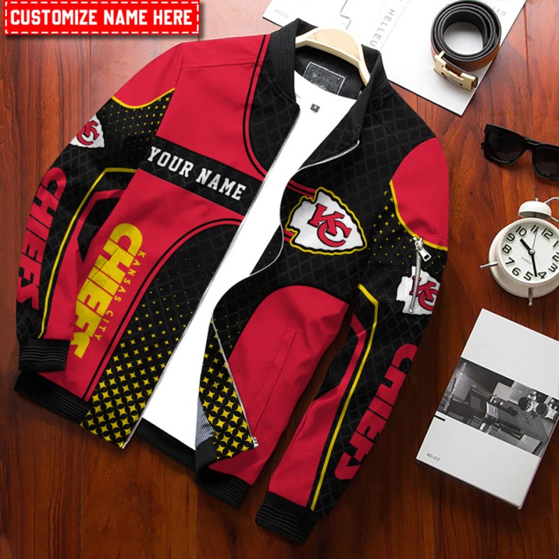 Kansas City Chiefs Bomber Jacket Design