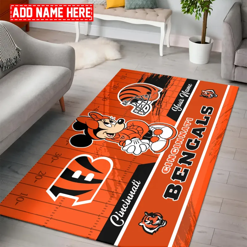 Cincinnati Bengals Rectangle Rug