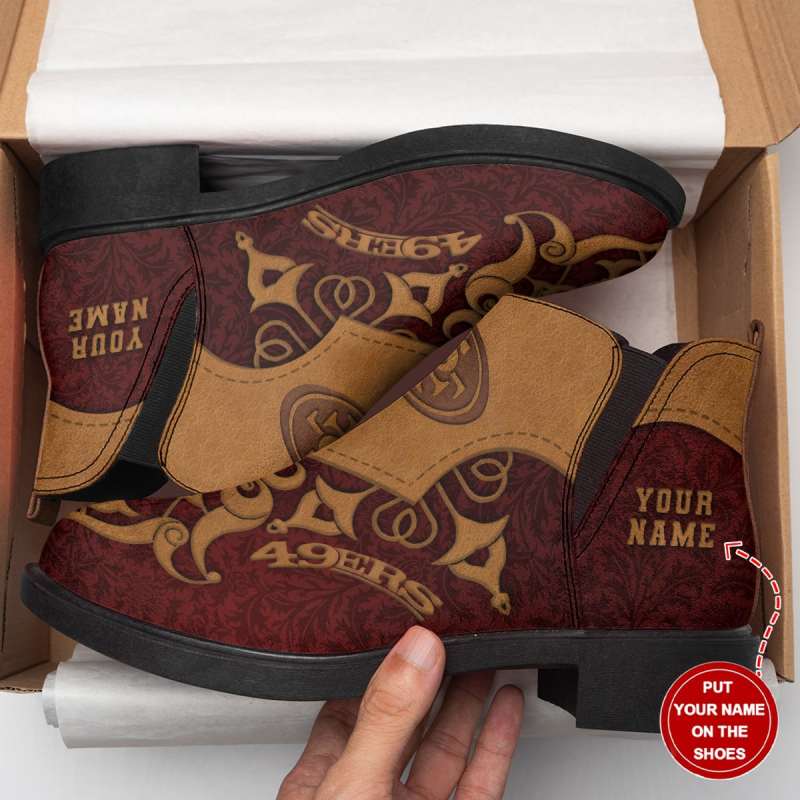 San Francisco 49ers Fashion Boots Detail