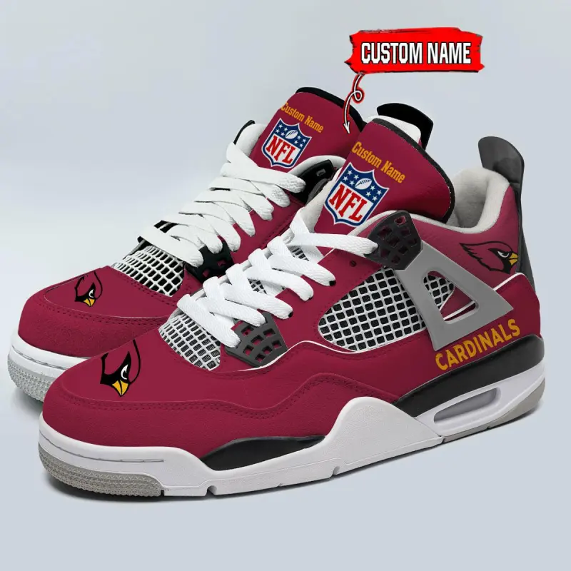 Arizona Cardinals AJ4 Sneaker Mockup 3