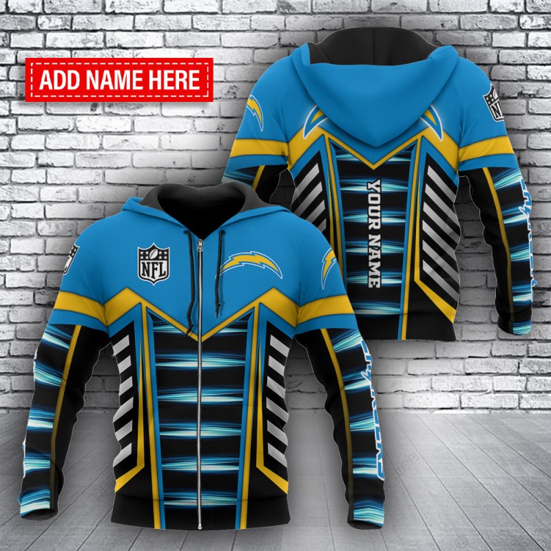 Los Angeles Chargers Personalized Hoodie